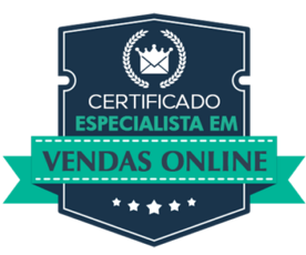 Selo Especialista em Vendas Online